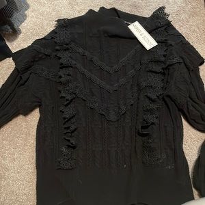 Piper and Scoot black sweater